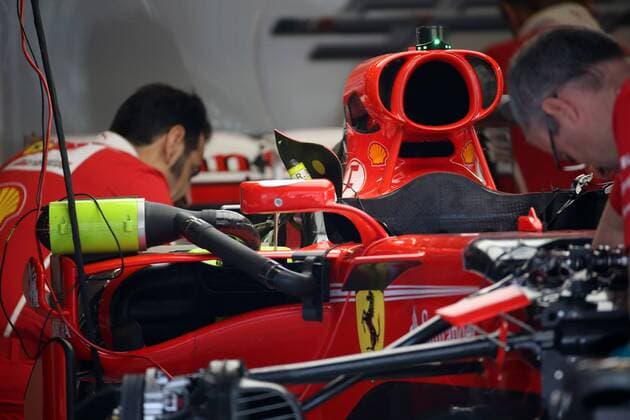 19.10.2017 - Scuderia Ferrari SF70H, detail United States Grand Prix, Austin 19 - 22 October 2017 19.10.2017 - Scuderia Ferrari SF70H, detail 