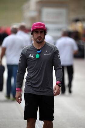 19.10.2017 - Fernando Alonso (ESP) McLaren MCL32 United States Grand Prix, Austin 19 - 22 October 2017 19.10.2017 - Fernando Alonso (ESP) McLaren MCL32 