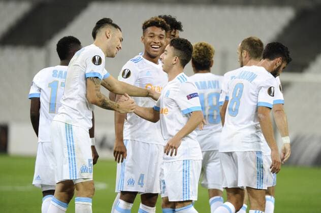 Joie But Lopez OM FOOTBALL Marseille vs Vitoria SC Europa League 19 10 2017 FranckPennant Panoramic 