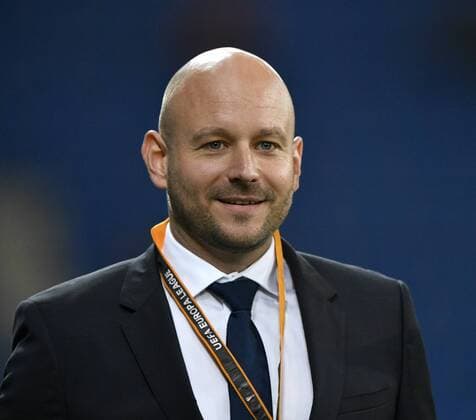 Vor dem Spiel: Manager Direktor Profifußball Alexander Rosen TSG 1899 Hoffenheim TSG 1899 Hoffenheim vs Istanbul BB Medipol Basaksehir Europa League 19.10.2017 TSG 1899 Hoffenheim vs Istanbul BB Medipol Basaksehir