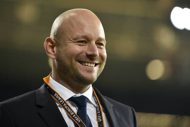 Vor dem Spiel: Manager Direktor Profifußball Alexander Rosen TSG 1899 Hoffenheim TSG 1899 Hoffenheim vs Istanbul BB Medipol Basaksehir Europa League 19.10.2017 TSG 1899 Hoffenheim vs Istanbul BB Medipol Basaksehir
