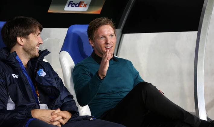 Fussball Europa League: TSG 1899 Hoffenheim - Istanbul Basaksehir, Gruppe C am 19.10.2017 in der Wirsol Rhein Neckar Arena, xmdx, Julian NAGELSMANN (Trainer, 1899 Hoffenheim) TSG 1899 Hoffenheim - Istanbul Basaksehir