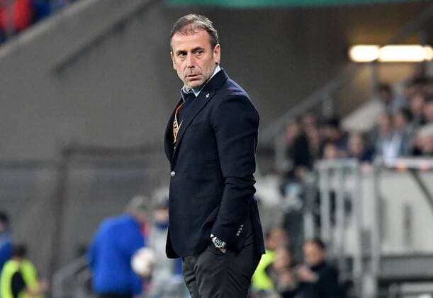 19.10.2017, xfux, Fussball Europa League, TSG 1899 Hoffenheim - Istanbul Basaksehir FK, emspor , v.l. Abdullah Avci (Trainer Coach Istanbul Basaksehir FK) Sinsheim