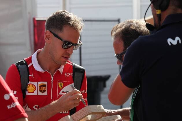 United States Grand Prix, Austin 19 - 22 October 2017 19.10.2017 - Sebastian Vettel (GER) Scuderia Ferrari SF70H 