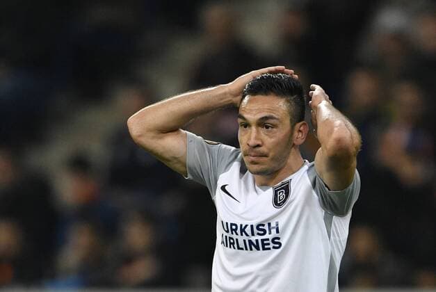 Mevlüt Erdinc Istanbul BB Medipol Basaksehir enttäuscht Gestik, Geste TSG 1899 Hoffenheim vs Istanbul BB Medipol Basaksehir Europa League 19.10.2017 TSG 1899 Hoffenheim vs Istanbul BB Medipol Basaksehir