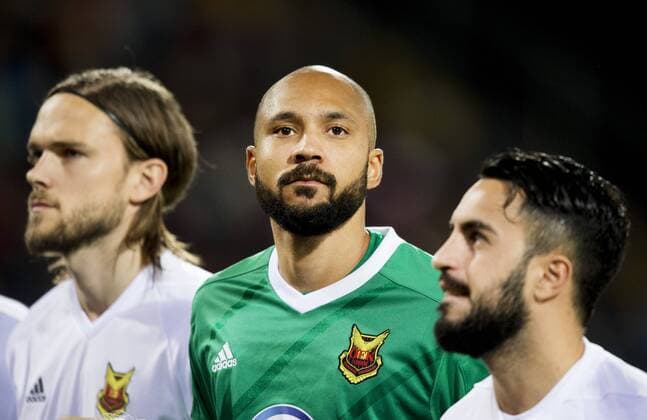 171019 Östersunds malvakt Aly Keita under fotbollsmatchen Europa League mellan Östersund och Athletic Bilbao den 19 oktober 2017 i Östersund.  Copyright: NilsxJakobsson BB171019NJ047