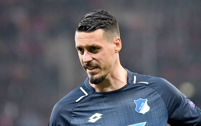 19.10.2017, xfux, Fussball Europa League, TSG 1899 Hoffenheim - Istanbul Basaksehir FK, emspor , v.l. Sandro Wagner (1899 Hoffenheim) Sinsheim