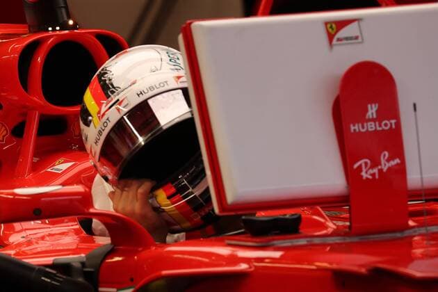 20.10.2017 - Free Practice 1, Sebastian Vettel (GER) Scuderia Ferrari SF70H United States Grand Prix, Austin 19 - 22 October 2017 20.10.2017 - Free Practice 1, Sebastian Vettel (GER) Scuderia Ferrari SF70H 