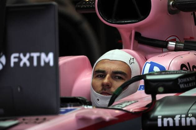 20.10.2017 - Free Practice 1, Sergio Perez (MEX) Sahara Force India F1 VJM010 United States Grand Prix, Austin 19 - 22 October 2017 20.10.2017 - Free Practice 1, Sergio Perez (MEX) Sahara Force India F1 VJM010 
