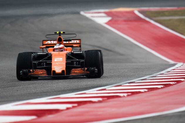 20.10.2017 - Free Practice 1, Stoffel Vandoorne (BEL) McLaren MCL32 United States Grand Prix, Austin 19 - 22 October 2017 20.10.2017 - Free Practice 1, Stoffel Vandoorne (BEL) McLaren MCL32 
