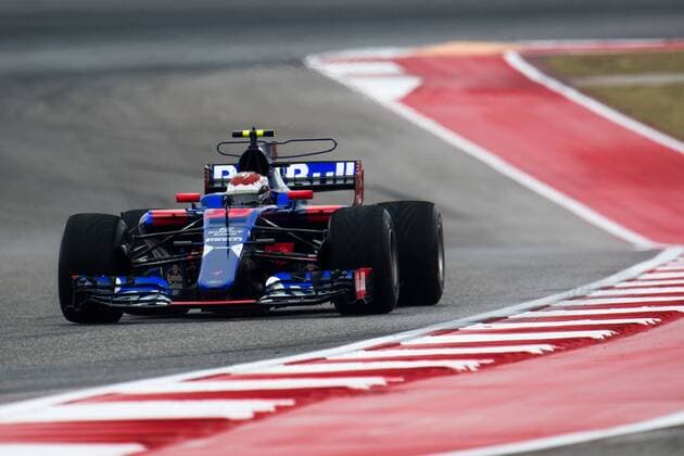 20.10.2017 - Free Practice 1, Sean Gelael (INA) Test driver, Scuderia Toro Rosso STR12 United States Grand Prix, Austin 19 - 22 October 2017 20.10.2017 - Free Practice 1, Sean Gelael (INA) Test driver, Scuderia Toro Rosso STR12 