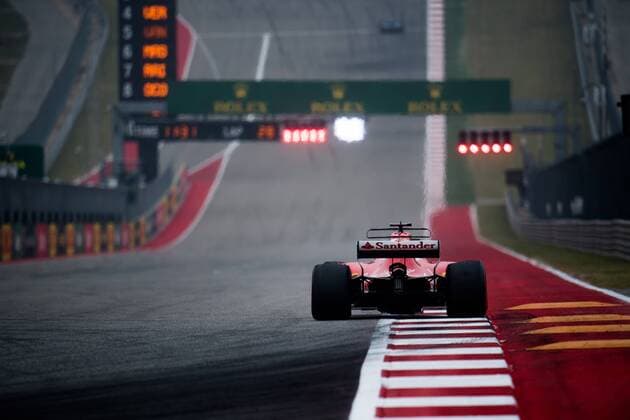 20.10.2017 - Free Practice 1, Sebastian Vettel (GER) Scuderia Ferrari SF70H United States Grand Prix, Austin 19 - 22 October 2017 20.10.2017 - Free Practice 1, Sebastian Vettel (GER) Scuderia Ferrari SF70H 