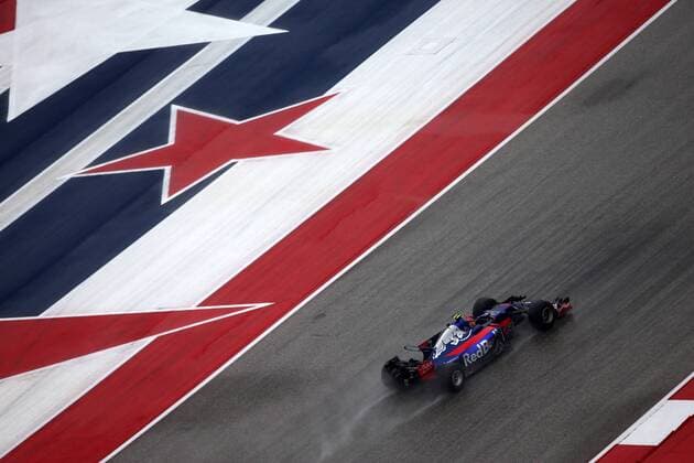 20.10.2017 - Free Practice 1, Sean Gelael (INA) Test driver, Scuderia Toro Rosso STR12 United States Grand Prix, Austin 19 - 22 October 2017 20.10.2017 - Free Practice 1, Sean Gelael (INA) Test driver, Scuderia Toro Rosso STR12 