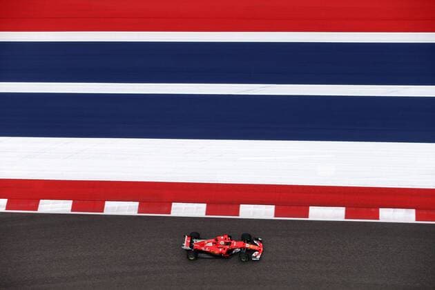 20.10.2017 - Free Practice 1, Sebastian Vettel (GER) Scuderia Ferrari SF70H United States Grand Prix, Austin 19 - 22 October 2017 20.10.2017 - Free Practice 1, Sebastian Vettel (GER) Scuderia Ferrari SF70H 