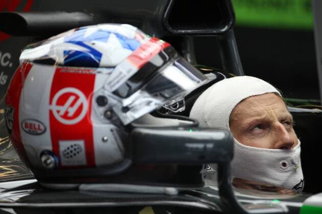 20.10.2017 - Free Practice 1, Romain Grosjean (FRA) Haas F1 Team VF-17 United States Grand Prix, Austin 19 - 22 October 2017 20.10.2017 - Free Practice 1, Romain Grosjean (FRA) Haas F1 Team VF-17 