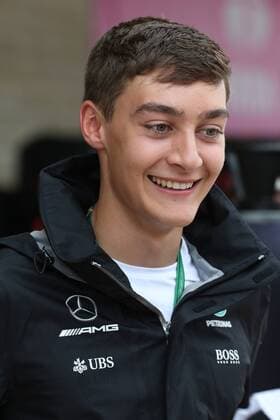 20.10.2017 - Free Practice 1, George Russell (GBR) Mercedes AMG F1 W08 Test Driver. United States Grand Prix, Austin 19 - 22 October 2017 20.10.2017 - Free Practice 1, George Russell (GBR) Mercedes AMG F1 W08 Test Driver. 