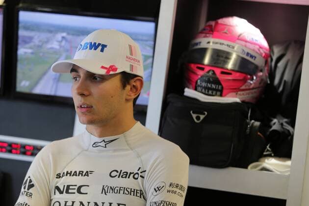 20.10.2017 - Free Practice 2, Esteban Ocon (FRA) Sahara Force India F1 VJM10 United States Grand Prix, Austin 19 - 22 October 2017 20.10.2017 - Free Practice 2, Esteban Ocon (FRA) Sahara Force India F1 VJM10 