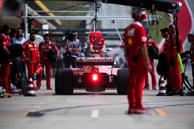 20.10.2017 - Free Practice 2, Kimi Raikkonen (FIN) Scuderia Ferrari SF70H United States Grand Prix, Austin 19 - 22 October 2017 20.10.2017 - Free Practice 2, Kimi Raikkonen (FIN) Scuderia Ferrari SF70H 