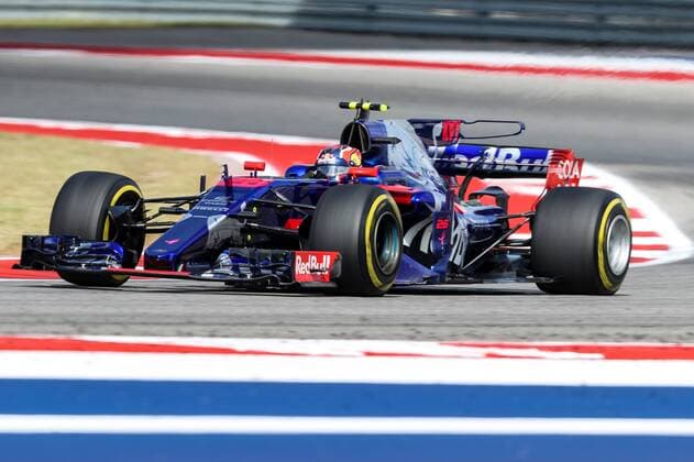 October 20, 2017 - Austin, Texas, U.S - Red Bull Racing driver Daniil Kvyat (26) of Russia in action before the Formula 1 United States Grand Prix race at the Circuit of the Americas race track in Austin,Texas. F1 2017- Formula 1 United States Grand Prix. - ZUMAw300 20171020_zaf_w300_143 Copyright: xDanxWozniakx