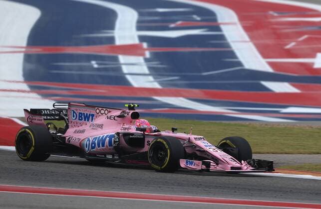 Esteban Ocon, Sahara Force India F1, formula 1 GP, USA in Austin, 20.10.2017 Photo:mspb Jean Pentin Esteban Ocon, formula 1 GP, USA
