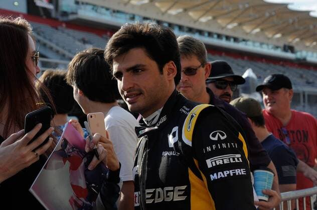 Carlos Sainz jun, Renault F1 Team, formula 1 GP, USA in Austin, 20.10.2017 Photo:mspb Lukas Gorys Carlos Sainz jun, formula 1 GP, USA