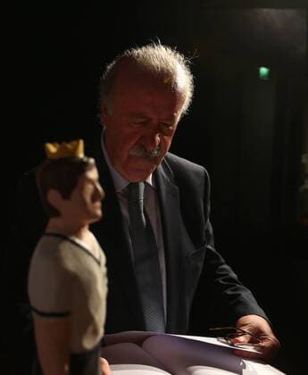 20.10.2017 - Deutsche Akademie für Fussbalkultur - Fussballgala - Verleihung Walter Bensemann Preis 2015 JüRa - Vicente del Bosque (Trainerlegende) , Rainer Holzschuh, kicker-Herausgeber und Juryvorsitzender