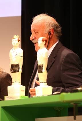 20.10.2017 - Deutsche Akademie für Fussbalkultur - Fussballgala - Verleihung Walter Bensemann Preis 2015 JüRa - Vicente del Bosque (Trainerlegende)