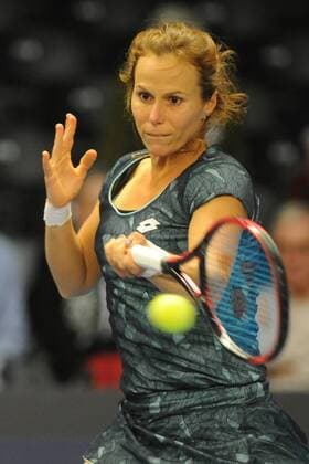 Vavara Lepchenko (USA) im Halbfinale Damen Doppel des WTA Tennis Damen Turniers BGL BNP Paribas Luxemburg Open 2017 gegen Lesley Kerhove,NED Lidziya Marozvav,BLR, am 20.10.17 in Luxemburg, Luxemburg Copyright: xPeterxFranzx Eibner-Pressefotox EP_pfz