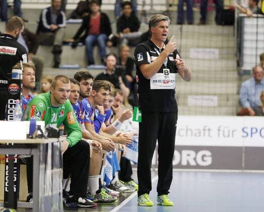 Runar Sigtryggsson (Trainer HBW Balingen-Weilstetten), ASV Hamm-Westfalen vs HBW Balingen-Weilstetten, Handball, 2. Bundesliga, 21.10.2017, Hamm Copyright: xEibner-Pressefoto Strohdiekx EP_JSK