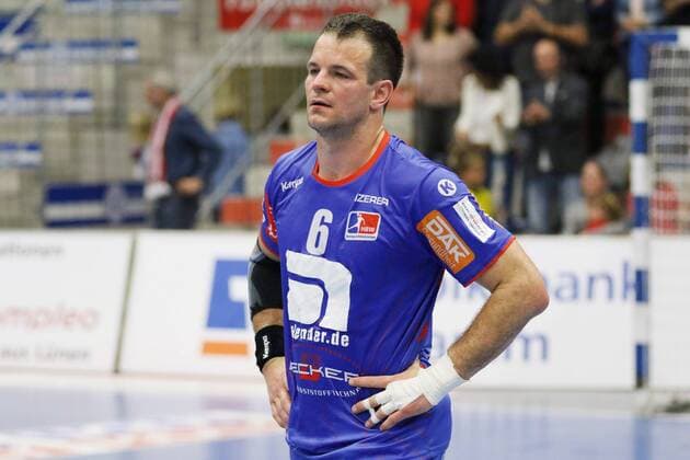 Enttaeuschung bei Matthias Flohr (HBW Balingen-Weilstetten 6), ASV Hamm-Westfalen vs HBW Balingen-Weilstetten, Handball, 2. Bundesliga, 21.10.2017, Hamm Copyright: xEibner-Pressefoto Strohdiekx EP_JSK