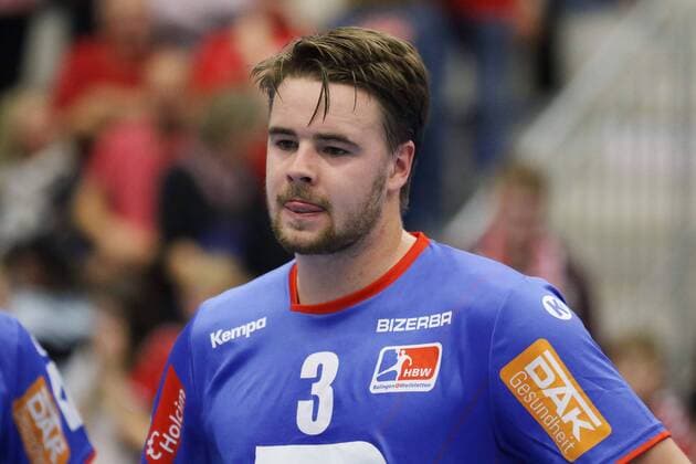 Enttaeuschung bei Simen Schonningsen (HBW Balingen-Weilstetten 3), ASV Hamm-Westfalen vs HBW Balingen-Weilstetten, Handball, 2. Bundesliga, 21.10.2017, Hamm Copyright: xEibner-Pressefoto Strohdiekx EP_JSK