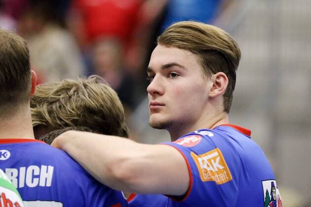 Enttaeuschung bei Valentin Spohn (HBW Balingen-Weilstetten 23), ASV Hamm-Westfalen vs HBW Balingen-Weilstetten, Handball, 2. Bundesliga, 21.10.2017, Hamm Copyright: xEibner-Pressefoto Strohdiekx EP_JSK