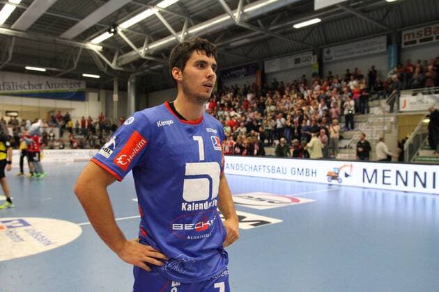Enttaeuschung bei Jannik Hausmann (HBW Balingen-Weilstetten 7), ASV Hamm-Westfalen vs HBW Balingen-Weilstetten, Handball, 2. Bundesliga, 21.10.2017, Hamm Copyright: xEibner-Pressefoto Strohdiekx EP_JSK