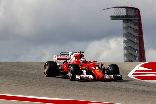 Motorsports: FIA Formula One World Championship WM Weltmeisterschaft 2017, Grand Prix of United States, 7 Kimi Raikkonen (FIN, Scuderia Ferrari), Austin United States of America