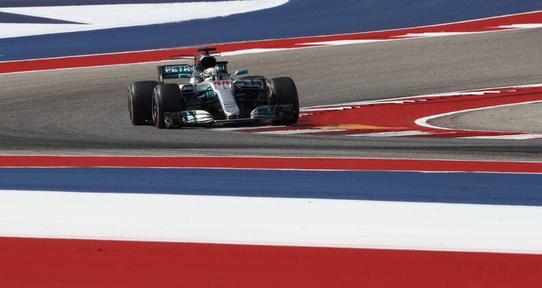 Motorsports: FIA Formula One World Championship WM Weltmeisterschaft 2017, Grand Prix of United States, 44 Lewis Hamilton (GBR, Mercedes AMG Petronas F1 Team), Austin United States of America