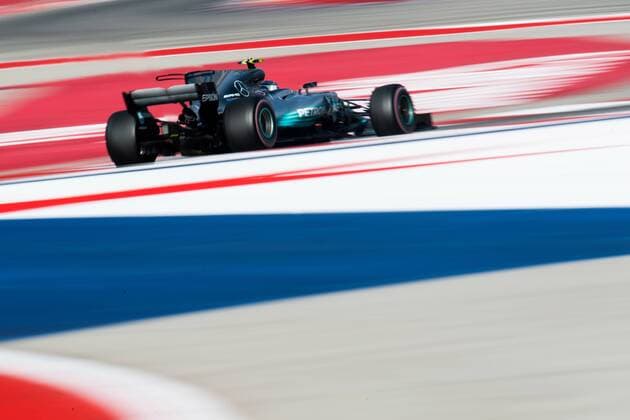 21.10.2017 - Qualifying, Valtteri Bottas (FIN) Mercedes AMG F1 W08 United States Grand Prix, Austin 19 - 22 October 2017 21.10.2017 - Qualifying, Valtteri Bottas (FIN) Mercedes AMG F1 W08 