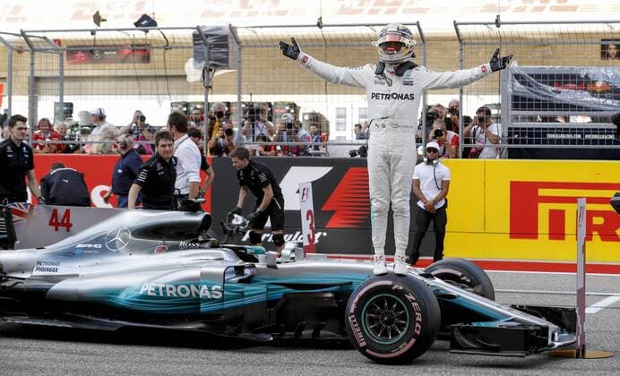 Motorsports: FIA Formula One World Championship WM Weltmeisterschaft 2017, Grand Prix of United States, 44 Lewis Hamilton (GBR, Mercedes AMG Petronas F1 Team), Austin United States of America
