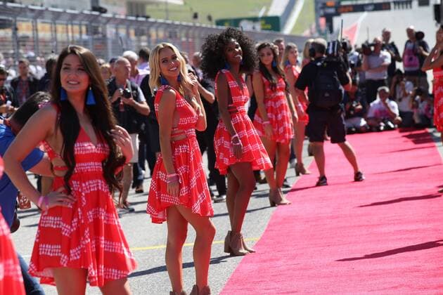 22.10.2017 - Grid Girls United States Grand Prix, Austin 19 - 22 October 2017 22.10.2017 - Grid Girls 