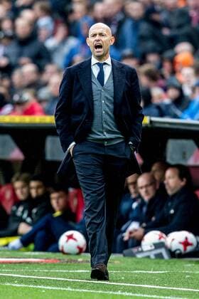 ROTTERDAM - Feyenoord - Ajax , Voetbal , Seizoen 2017 2018 , Eredivisie , De Klassieker , Stadion Feijenoord De Kuip , 22-10-2017 , eindstand 1-4 , Ajax coach Marcel Keizer Feyenoord - Ajax  x1773796x