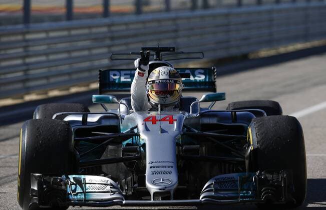Motorsports: FIA Formula One World Championship WM Weltmeisterschaft 2017, Grand Prix of United States, 44 Lewis Hamilton (GBR, Mercedes AMG Petronas F1 Team), Austin United States of America
