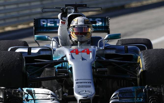 Motorsports: FIA Formula One World Championship WM Weltmeisterschaft 2017, Grand Prix of United States, 44 Lewis Hamilton (GBR, Mercedes AMG Petronas F1 Team), Austin United States of America