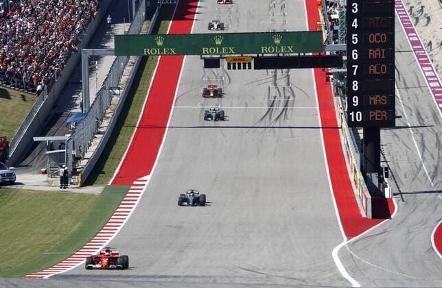 Motorsports: FIA Formula One World Championship WM Weltmeisterschaft 2017, Grand Prix of United States, 5 Sebastian Vettel (GER, Scuderia Ferrari), Austin United States of America