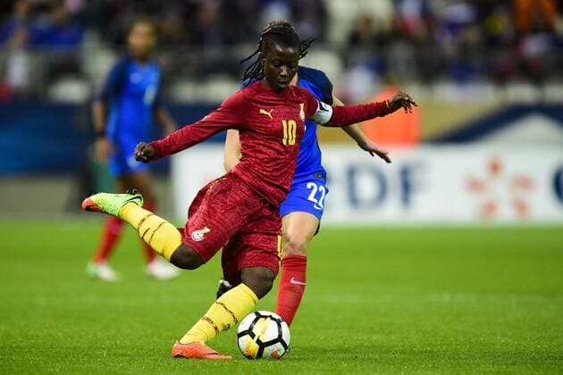 Elizabeth Addo Ghana FOOTBALL France vs Ghana feminine amical Reims 23 10 2017 JBAutissier Panoramic 