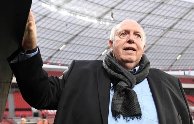 24.10.2017, xjhx, Fussball DFB Pokal, Bayer 04 Leverkusen - Union Berlin, emspor, v.l. Reinhold Reiner Calli Calmund Leverkusen *** 24 10 2017 xjhx Football DFB Pokal Bayer 04 Leverkusen Union Berlin emspor v l Reinhold Reiners Profile Calli Calmund Leverkusen