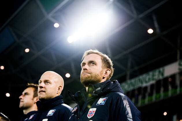 Fußball, Damen, WM-Quali, Niederlande - Norwegen 171024 Martin Sjögren, coach of Norway, during the FIFA Women s World Cup Qualifier match between Netherlands and Norway on October 24, 2017 in Groningen. Photo: Vegard Wivestad Gr¿tt BILDBYRN kod VG 170036  Copyright: VEGARDxWIVESTADxGR¯TT BB171024BB341