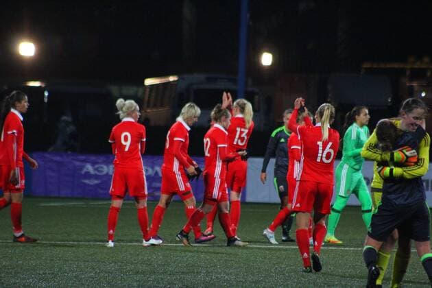 October 24, 2017 - Saint-Petersburg, Russia - Of The Russian Federation. Saint-Petersburg. MSA Petrovskiy . Match FIFA. Small sports arena of stadium Petrovsky . Football. Women. A football match in the qualifying tournament of World Championship WM Weltmeisterschaft 2019 Russia - Wales. The player of Russian national team Nationalteam on football. Football, women, Russia - Wales 0:0  - ZUMAl75_ 20171024_zaf_l75_109 Copyright: xMaksimxKonstantinovx