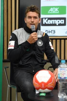 Handball, Herren, Länderspiel Deutschland - Spanien in Berlin, Pressekonferenz, Bundestrainer Christian Prokop (Deutschland), 25.10.17, Copyright: xMichaelxHundtx xMatthiasxKochx