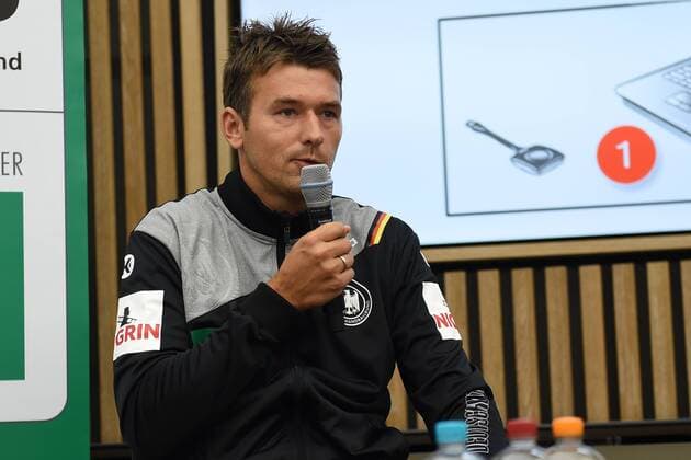 Handball, Herren, Länderspiel Deutschland - Spanien in Berlin, Pressekonferenz, Bundestrainer Christian Prokop (Deutschland), 25.10.17, Copyright: xMichaelxHundtx xMatthiasxKochx