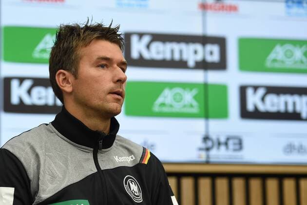 Handball, Herren, Länderspiel Deutschland - Spanien in Berlin, Pressekonferenz, Bundestrainer Christian Prokop (Deutschland), 25.10.17, Copyright: xMichaelxHundtx xMatthiasxKochx