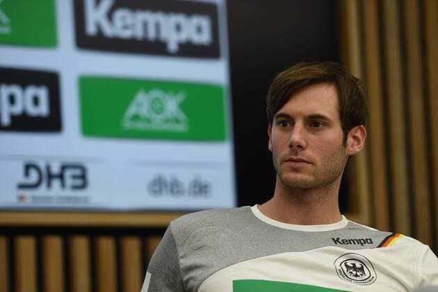 Handball, Herren, Länderspiel Deutschland - Spanien in Berlin, Pressekonferenz, Mannschaftskapitän Uwe Gensheimer (Nr. 3, Deutschland), 25.10.17, Copyright: xMichaelxHundtx xMatthiasxKochx